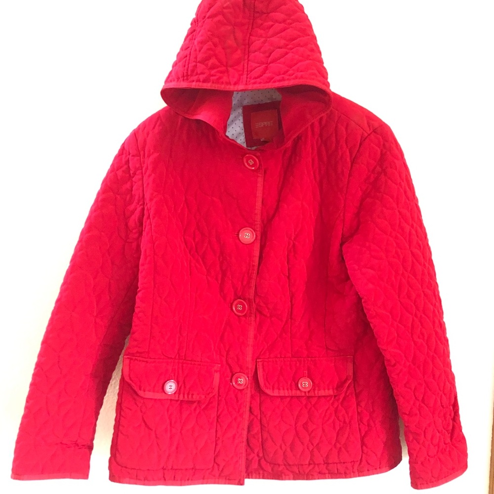 Esprit Red Bubble Jacket